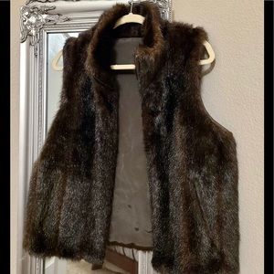 East 5th Reversible Faux Fur Vest